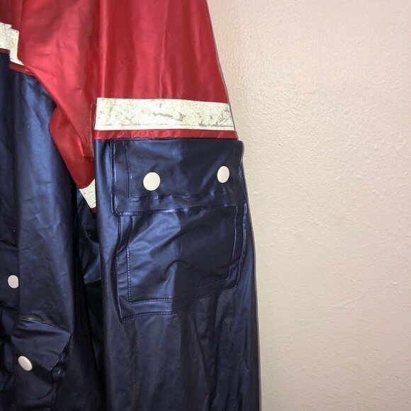 NELSON RIGG Cascade Motorcycle Rain Hooded Jacket Sz Large - Picture 4 of 11